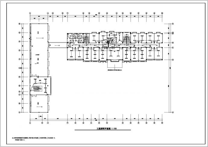 某地多层办公楼电气cad设计方案图_图1