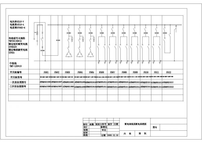 某地化工车间全套电气设计施工图纸_图1