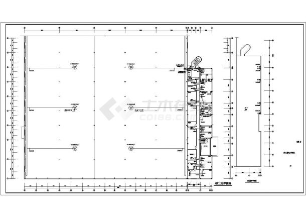 某机械厂房全套电气设计施工CAD图纸-图二