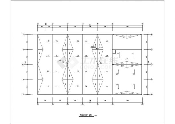 某食堂二层建筑消防及给排水设计施工图纸-图一