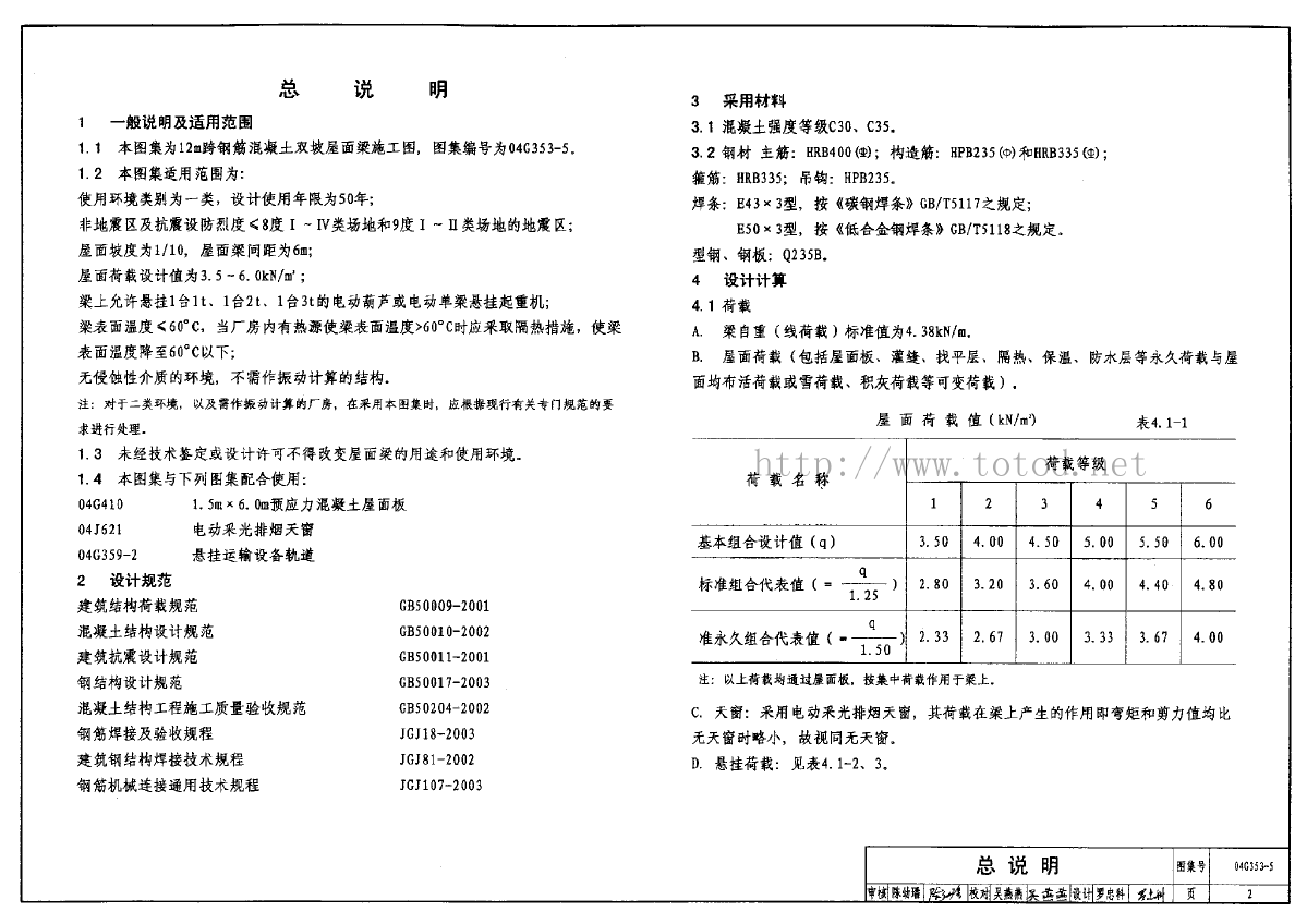 04G353-5-钢筋混凝土屋面梁-图二