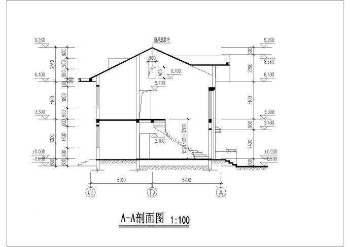 某地区全套标准型别墅建筑施工CAD设计图纸_图1