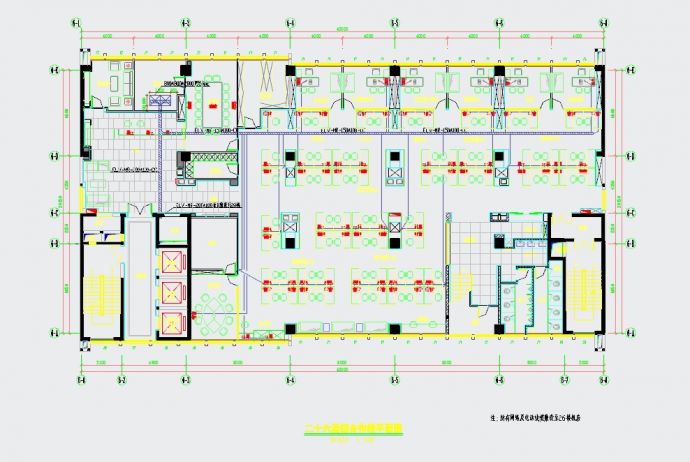 某办公楼二十六层电气设计施工图纸_图1