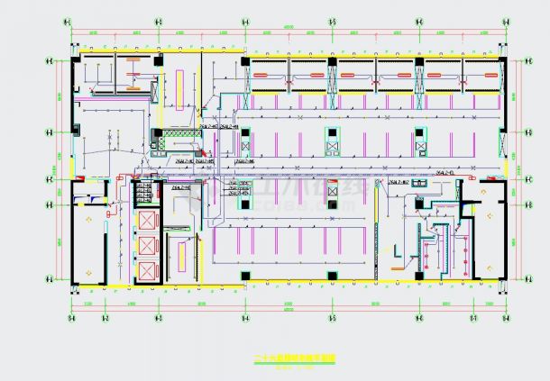 某办公楼二十六层电气设计施工图纸-图二