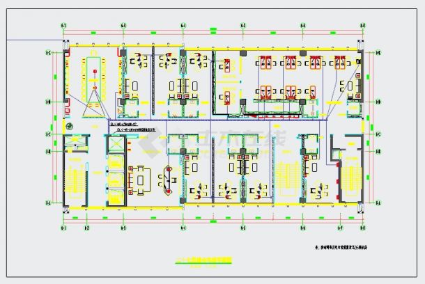 商业办公楼二十七层电气施工设计图-图一