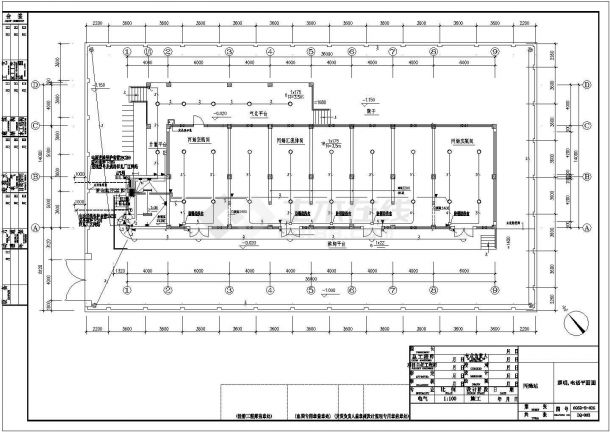 某丙稀站房全套电气设计施工CAD图-图二