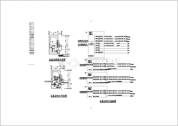 某公司五层厂房车间电气设计施工CAD图-图一