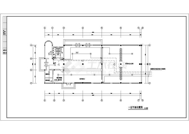 某地办证大楼商业建筑电气设计施工图-图一