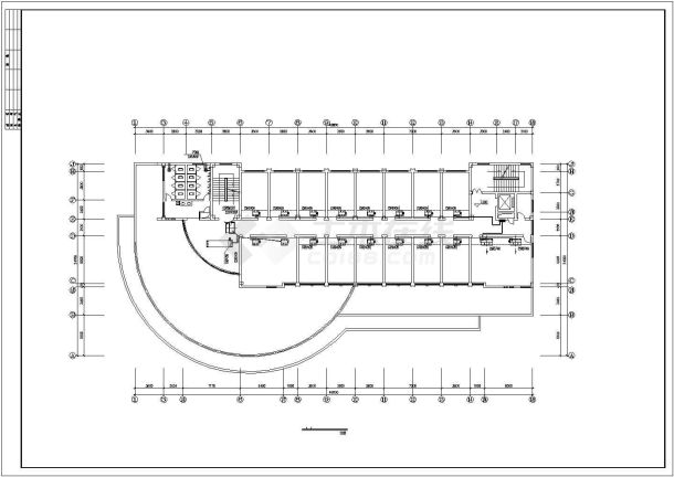 某服务大楼商业建筑电气设计施工图-图一