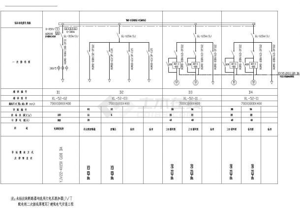 某公司热交换站电气设计CAD图纸-图二