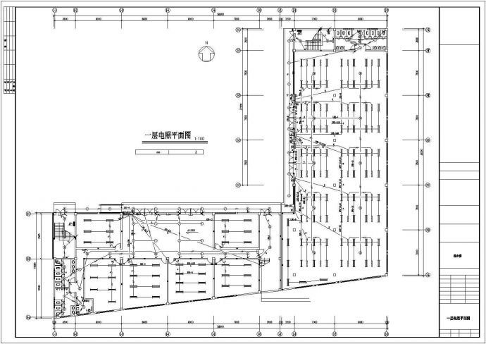 六层综合楼商业建筑电气施工设计图_图1
