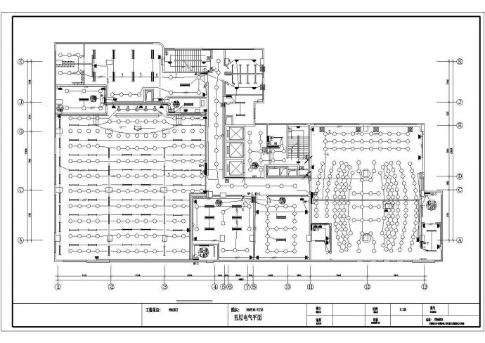 某供水大楼商业建筑电气设计施工图纸_图1