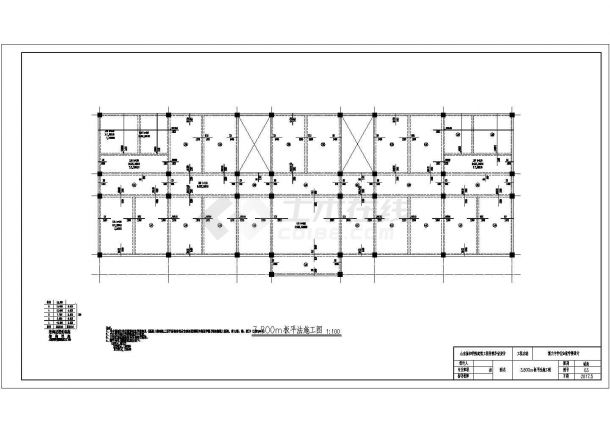 某地区教学楼建筑结构设计总施工图纸-图二