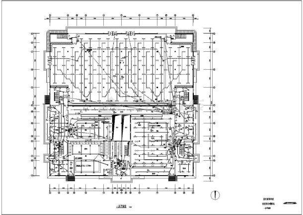 某学校食堂综合楼电气设计施工图纸-图二