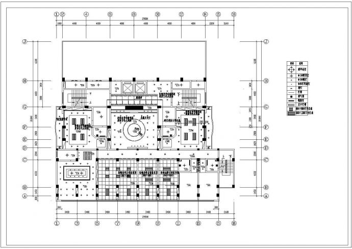 某十二层综合酒楼大厦建筑设计方案图_图1