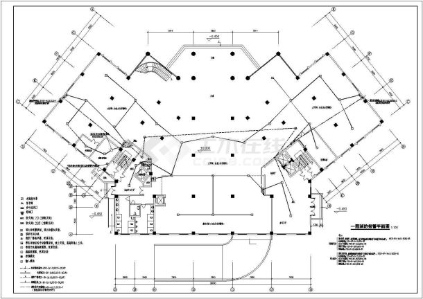 某十层综合楼全套电气设计施工CAD图纸-图二