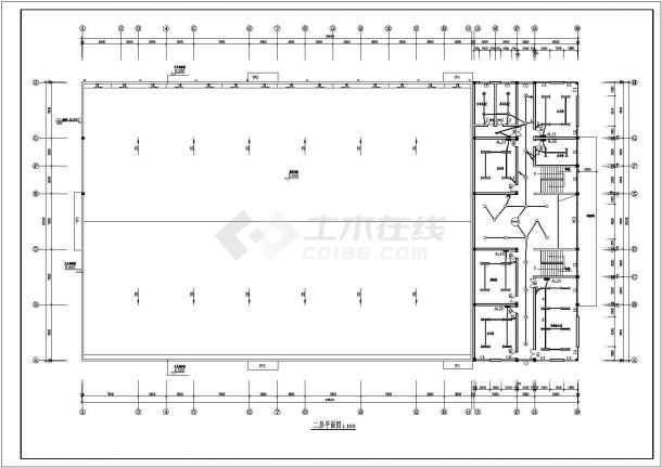 某三层综合楼电气设计施工CAD图纸-图二