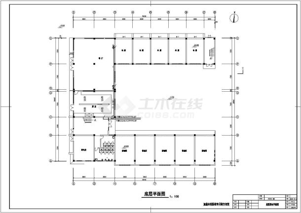 某地二层综合楼电气设计施工CAD图纸-图一