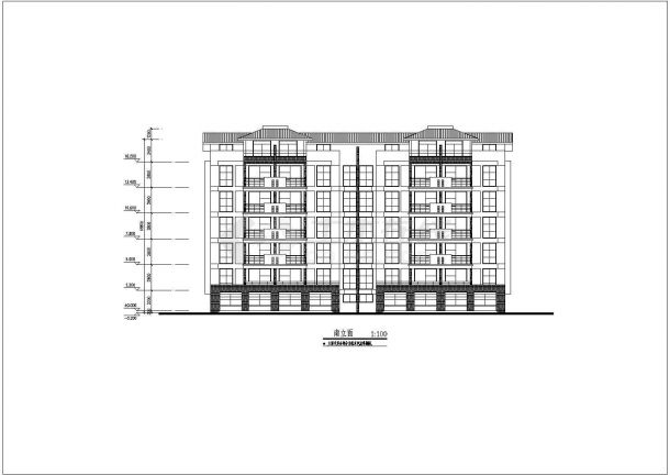 某高档小区多栋住宅楼建筑CAD设计图-图二