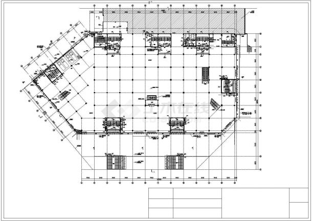某地区五层住宅楼结构施工总套图纸-图二