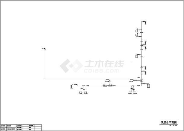 某地区小型洗浴中心装修图（含设计说明）-图二