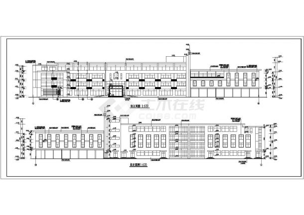 某大型商场综合楼建筑全套设计方案施工图-图二