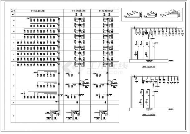 某区5#公寓楼电气设计施工CAD图-图一