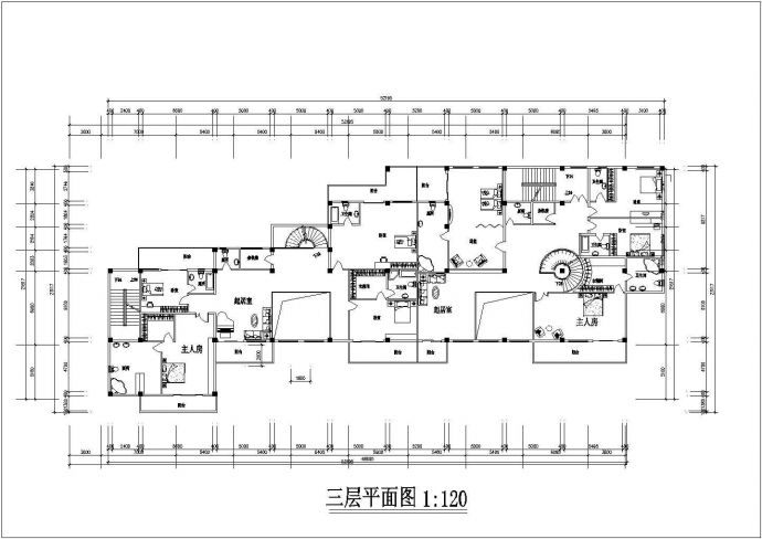 某地区私宅平面设计电气cad图纸_图1