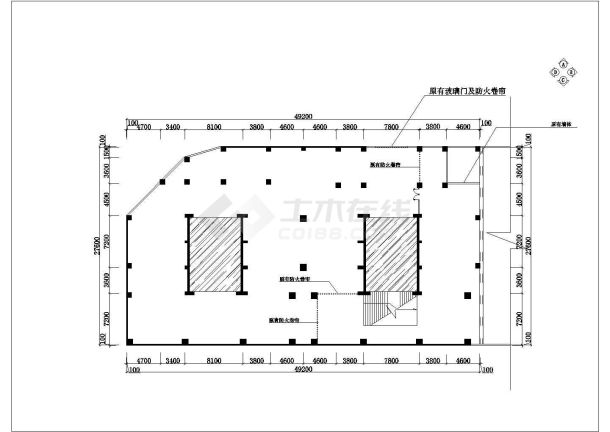 某地区舞厅酒吧室内装修cad施工图-图一