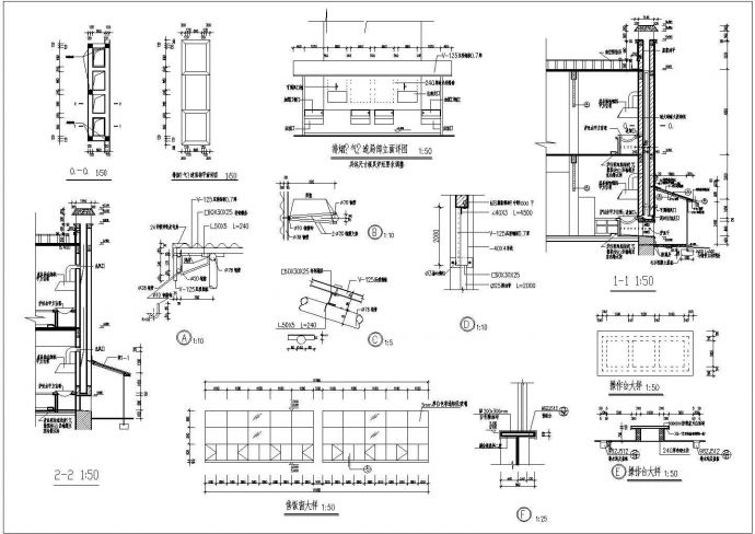 某地大型二层食堂建筑设计图纸（全套）_图1