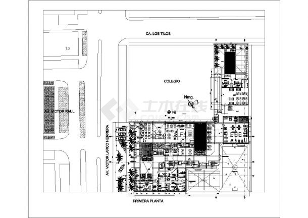 某地大型高层酒店建筑cad平面图-图二