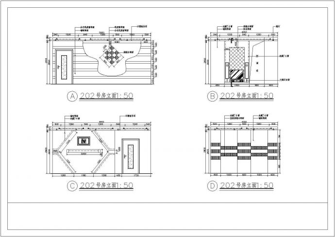 某地区歌舞厅包间装修设计施工方案图_图1