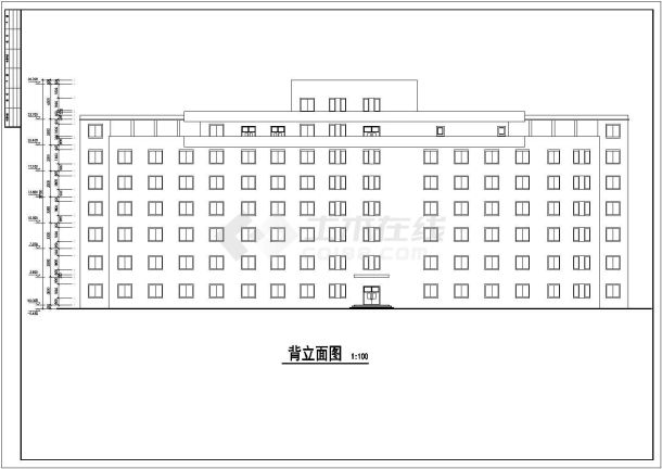 某六层医院门诊楼全套建筑设计施工图-图一