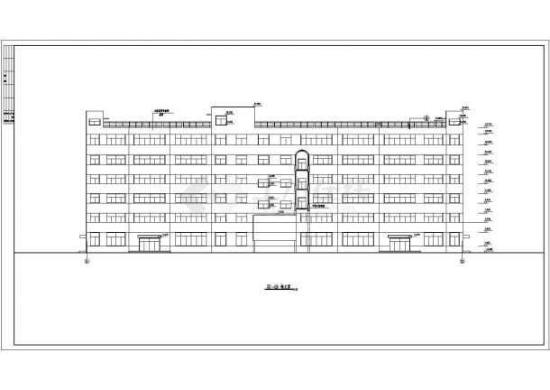 某公司综合办公楼及配套设施cad施工图-图二