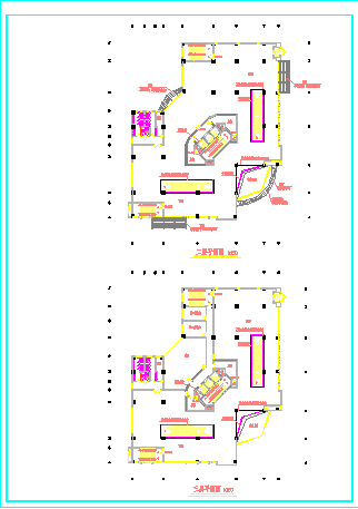 高层商住楼电气cad施工设计图纸-图二