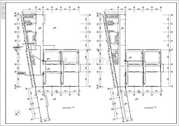 某地学校教学楼建筑电气施工设计图-图二