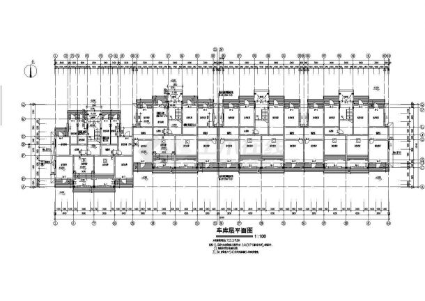 某七层住宅楼建筑cad施工设计图 -图二