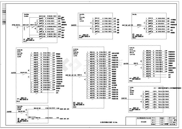 某四层办公室电气方案全套设计施工图纸-图二