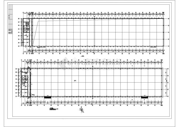 详细钢结构厂房建筑设计施工图纸（共4张）-图二