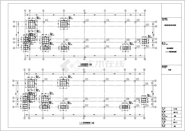 2868平米6层教学楼建筑毕业设计-图一