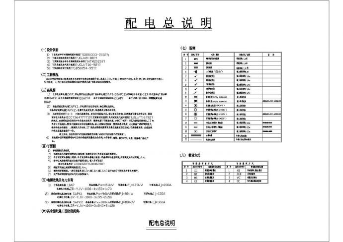 广东省某医院手术部电气设计施工CAD图_图1