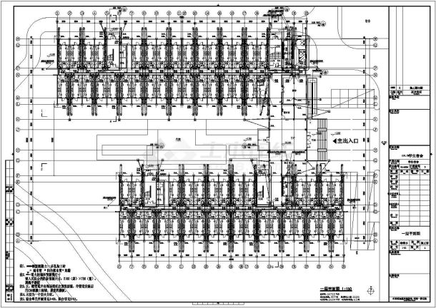 某大学宿舍楼建筑全套给排水施工图-图二