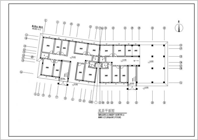 某地区拆迁安置房建筑方案全套CAD设计图纸_图1