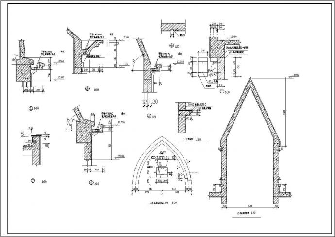某地区全套古典建筑施工CAD设计图纸_图1