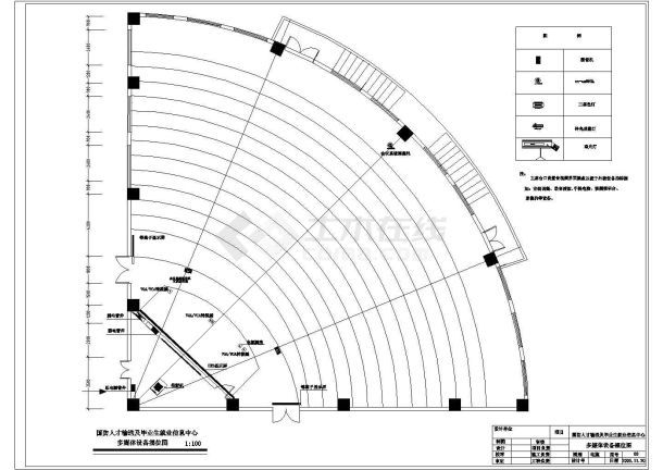 某地信息中心多媒体弱电cad系统图-图二