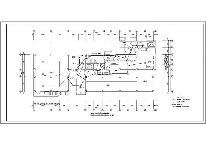 某医院电气消防设计施工CAD图纸_图1
