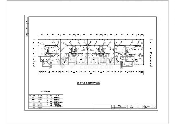 山庄电气设计施工CAD工程平面设计图-图二