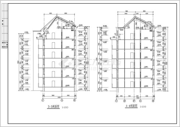某地高级住宅楼建筑施工图（含设计说明）-图二