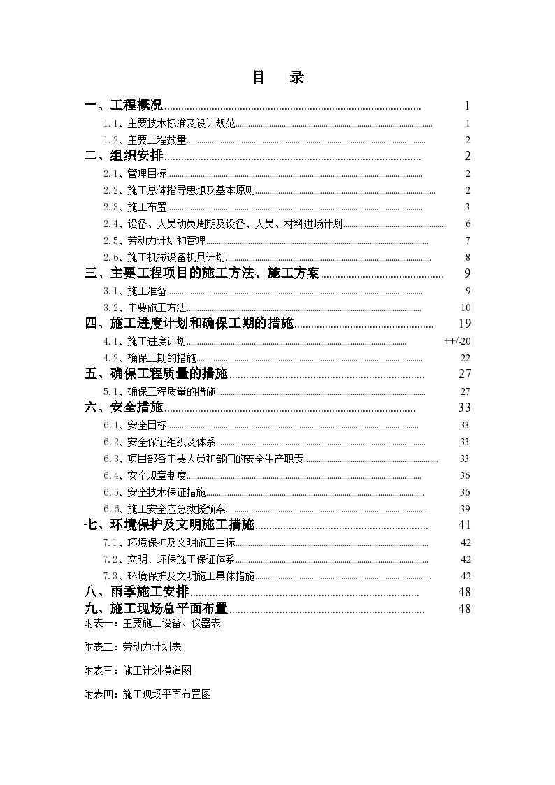 某市政工程土石方回填工程施工组织设计-图一