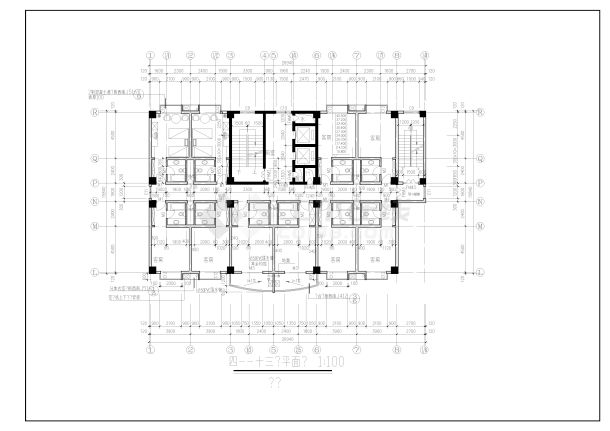 CAD设计图纸宾馆全套施工图-图二